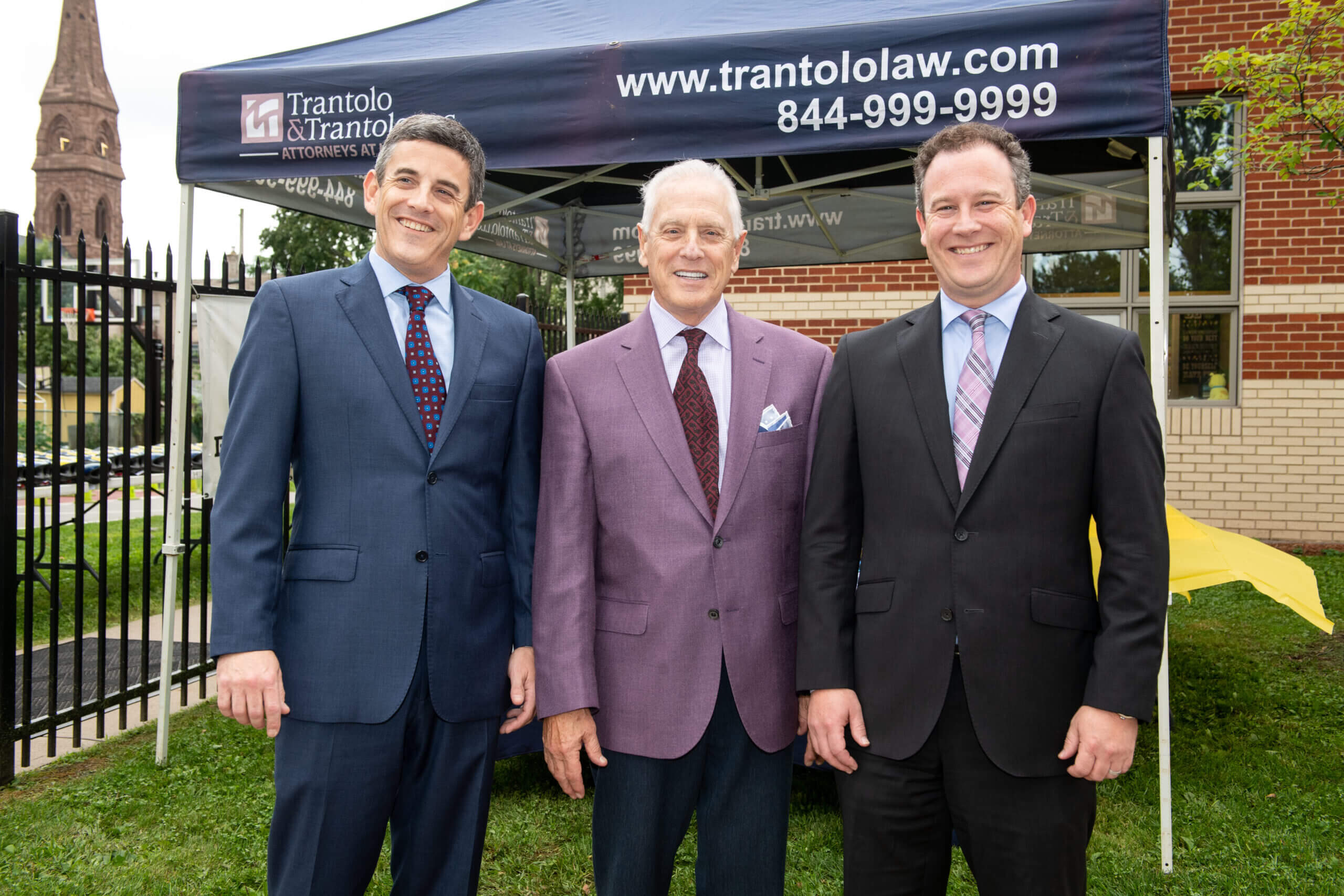 Two generations of Trantolo men